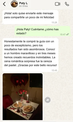 "Conocí un hombre maravilloso en 3 meses hemos creado recuerdos inolvidables" - Paty de México