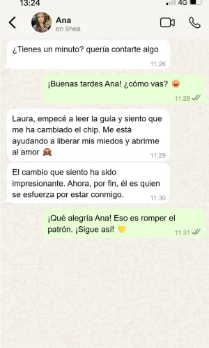 "La guía me ha cambiado el chip. El cambio ha sido impresionante, ahora él se esfuerza por estar conmigo"- Ana de Costa Rica