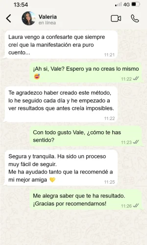 "He empezado a ver resultados que antes creía imposibles. Me siento segura y tranquila" Valeria de Guatemala
